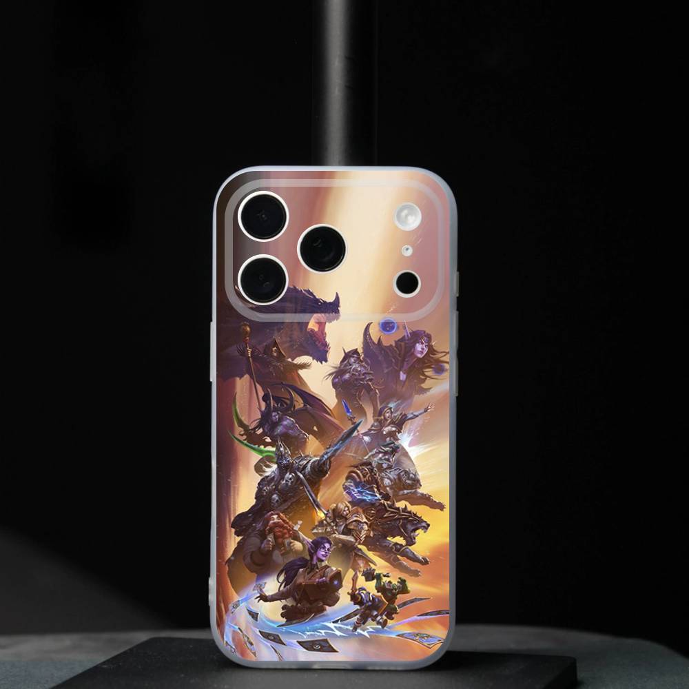 W-World Of W-Warcraft Крутой Для iPhone 11,12,13,14,15,16,17,Pro,Max,Plus,Mini,SE4,E Чехол Для Телефона С Беспроводной Зарядкой Magsafe