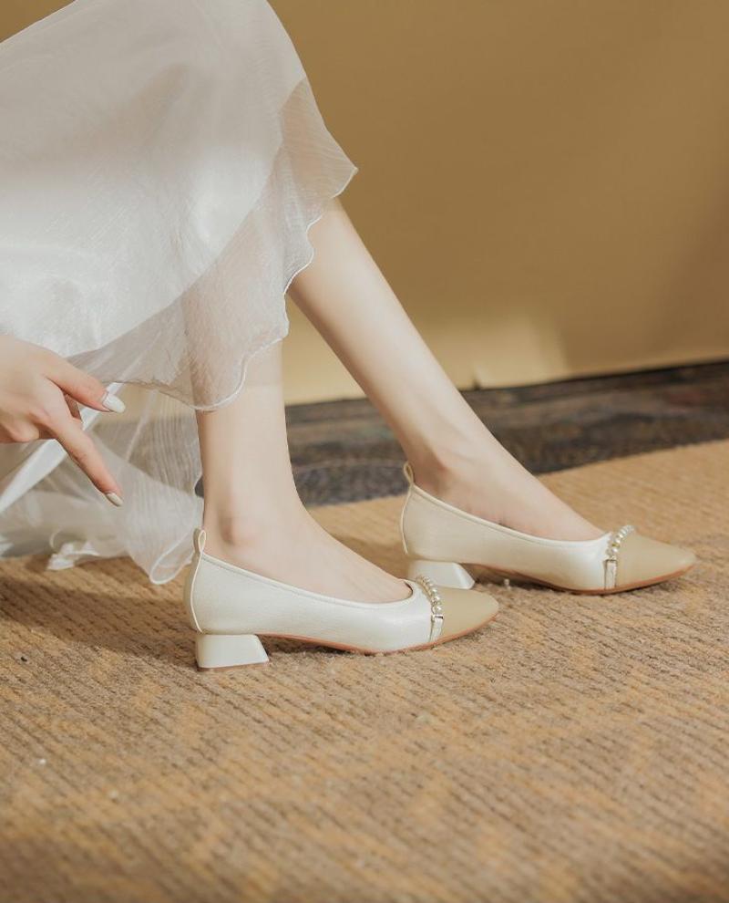 Модные квадратные каблуки женская летняя обувь обувь для женщин 2024 с мокасинами среднего размера стильное предложение Y2k обувь высокого качества социальные