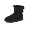 UGG Бейли Мини Бейли Каштановый Теплый Плюшевый Короткие Снежные Сапоги Женские Снежные Сапоги Черный 1119512-BLK