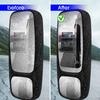 2 шт. 35x16 см Автомобильная непромокаемая пленка для зеркала заднего вида, водонепроницаемая защита от дождя, антибликовая оконная стеклянная пленка, безопасная вождение