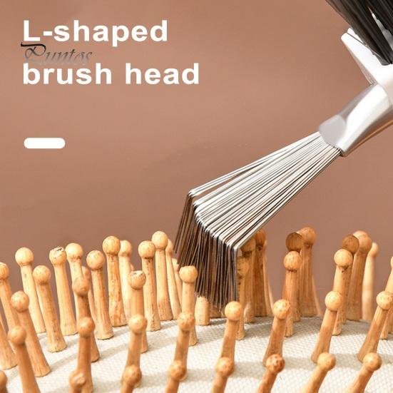 Очиститель расчески для волос из нержавеющей стали, удобная ручка, устойчивый к ржавчине, экологически чистый, гладкий инструмент для чистки расчески