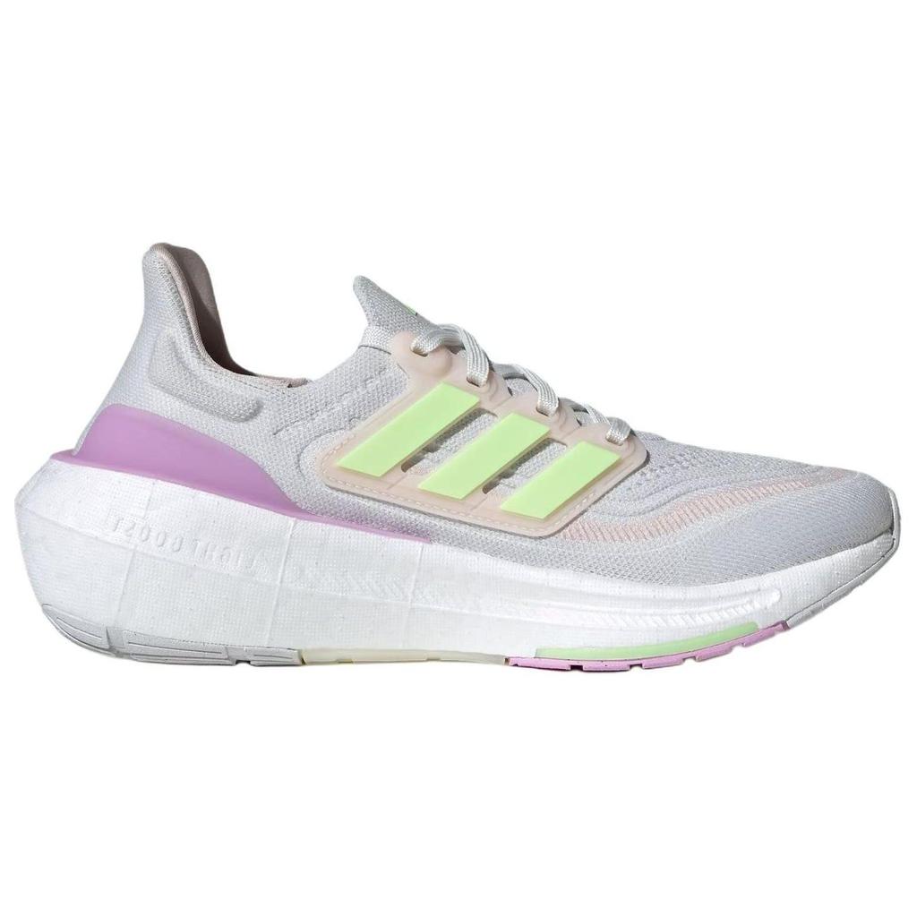 Adidas Ultraboost Light Comfort Sports Shock-Absorbing Wear-Resistant Waterproof Low-Top Training Running Shoes Women Sneakers Gray Teal Purple IE3337