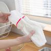 1Pc Dishwashing Glove Steel Scratch Free Waterproof Hanging Loop Heat Insulation Steel Wool Bamboo Fiber Kitchen Pot Pan Bowl Scrubber Washing Glove
