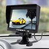 7 Inch HD LCD Parking Display 1024X600 Car Rear View Camera Monitor 12V/24V Reversing Camera Screen Rotating with Sunshade