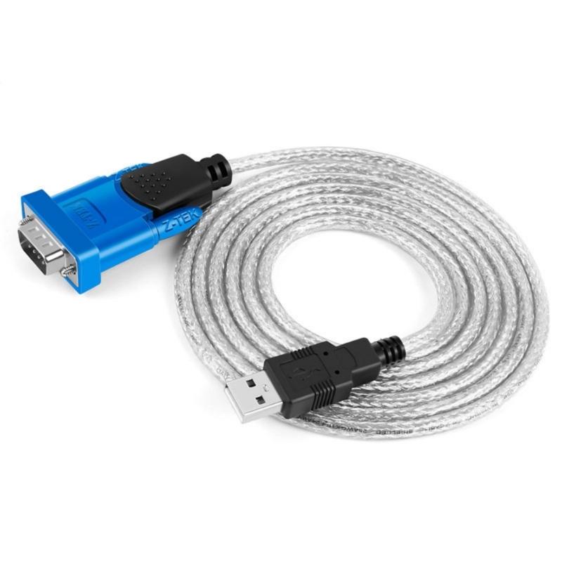 Высокоскоростной USB-преобразователь в RS232 Кабель для ноутбуков и цифровых устройств Стабильная передача сигнала Проводной