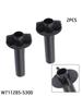 2 шт. Зажим для крепления задней панели отделки, винт, гайка для Ford, для Mustang 2005-09 W711285-S300, автоматические зажимы для крепления, пластик