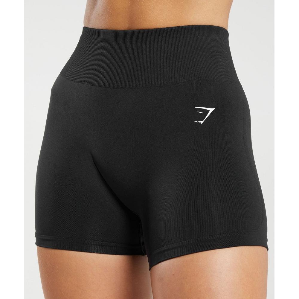 Gymshark Повседневные бесшовные шорты черного цвета B6a8m Bb2j