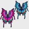 Colorful 3D Butterfly and Floral Lace Embroidery Patch