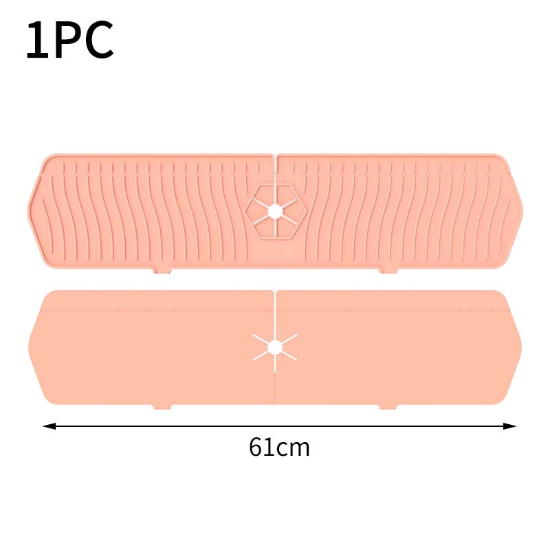 Rectangular Silicone Faucet Splash Pad Kitchen Bathroom Sink Mat Drain Pad Kitchen Decoration Silicone Mat Gadgets For Kitchen