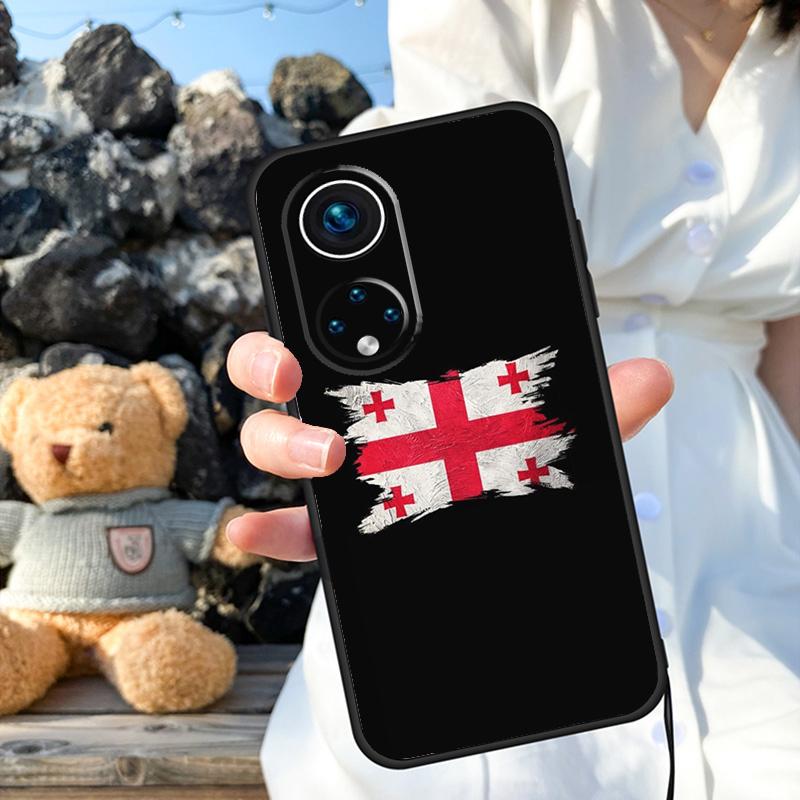 Чехол Georgia Grunge Flag для Honor X8a X9a X6a X7a X6 X7 X8 X9 X9b X8b Honor 70 50 90 Lite Magic 5 6 Pro Cover