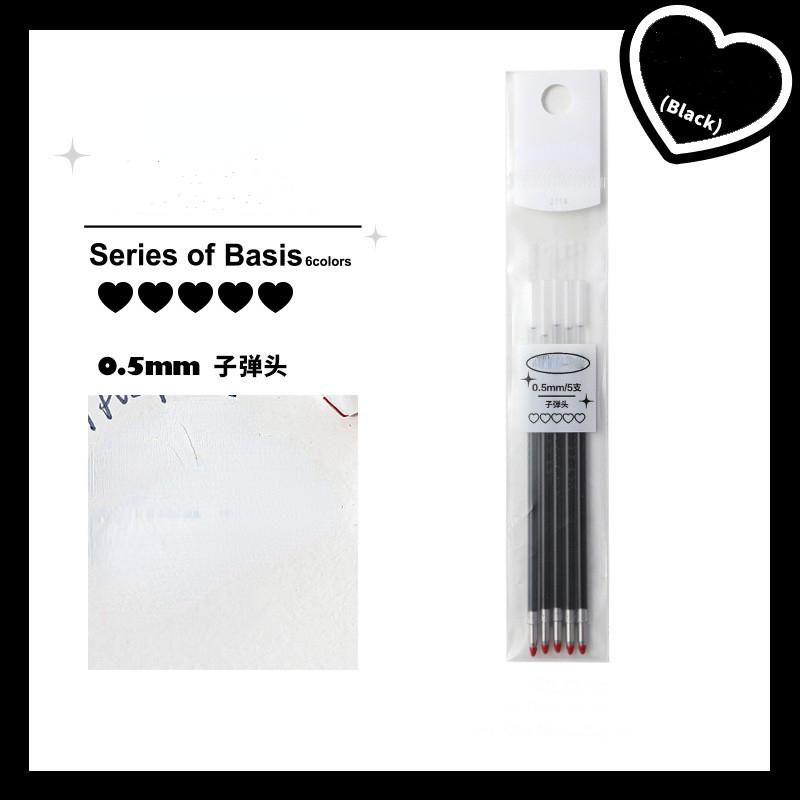 2 шт./кор., 6 цветов, гелевая ручка Ins, простая, красочная, однотонная гелевая ручка, тонкая флэш-маркер, ручка для скрапбукинга, красочная ручка, студенческие принадлежности