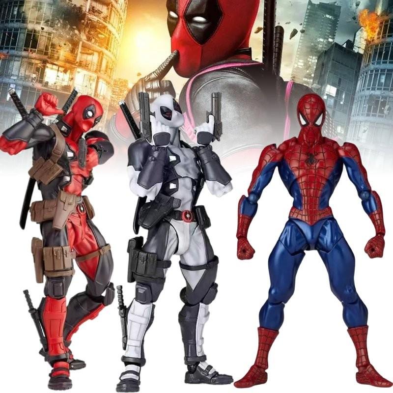 Новая фигурка Yamaguchi Series 001ex Deadpool X-force серого цвета, коллекционная модель