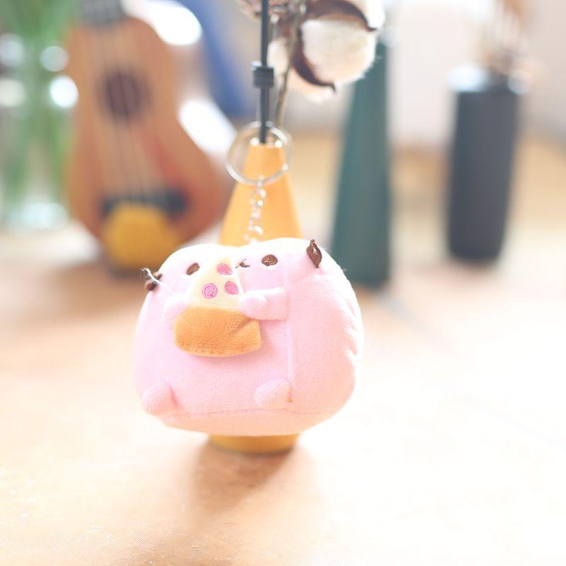 Cute Cute Kitten Pendant Plush Toy Doll Kitten Schoolbag Hanging Decoration Keychain Doll Doll