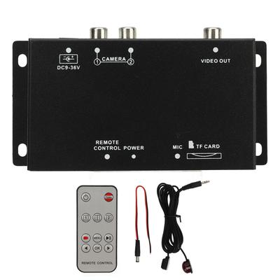 DC 12V 24V 2-канальный мобильный цифровой видеоразветвитель блок управления резервной камерой 720P переключатель изображения для