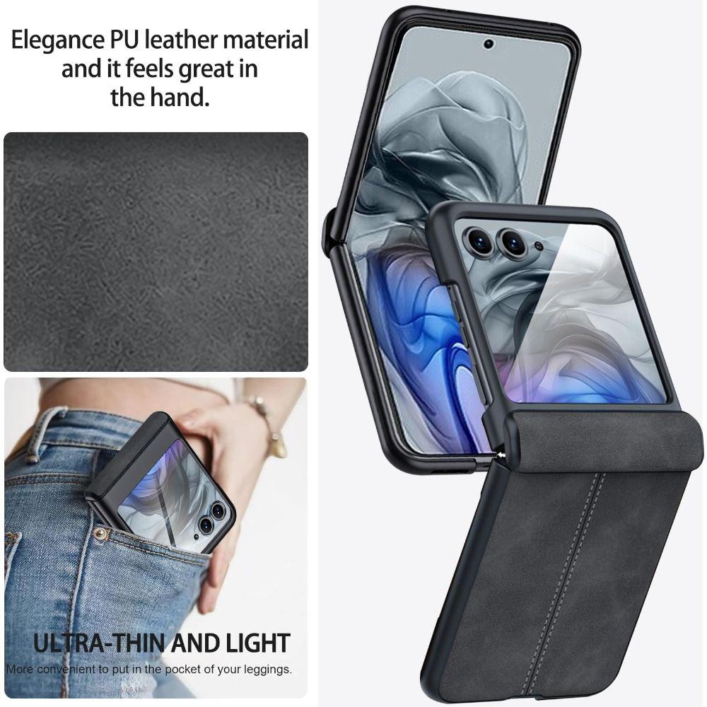 Защитная пленка для экрана, кожаный чехол для мобильного телефона Moto Razr 50/50 Ultra