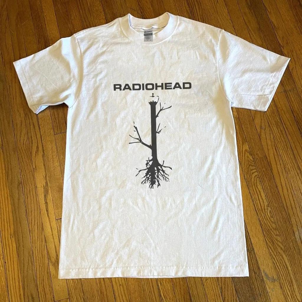 Винтажная унисекс футболка Radiohead 'The Bend' с уникальным художественным дизайном