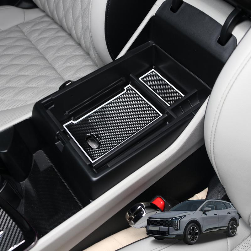 2PCS Car Central Console One Row Cup Holder Water Cup Storage Box For Kia Sportage NQ5 -2026 Accessories LHD/RHD