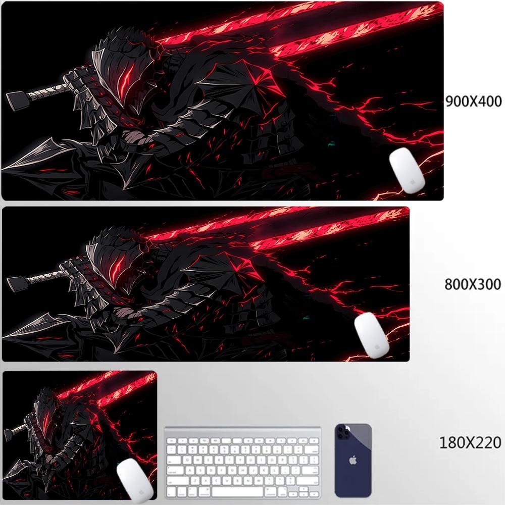XXL Computer Accessories Keyboard Laptop Table pad The New Product Gamer Gaming Mousepad Large Guts Sword in Berserk Mouse Mat