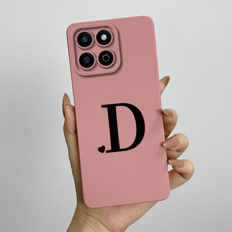 Чехол для Honor 200 Smart Case Защита объектива камеры Милые буквы Силиконовый противоударный чехол для телефона для Honor 200 Smart 5G Capa
