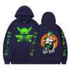 Аниме ONE PIECE Мужские Женские Худи Осень Повседневный Пуловер Худи Ророноа Зоро Модный Хип-Хоп Свитшот Одежда