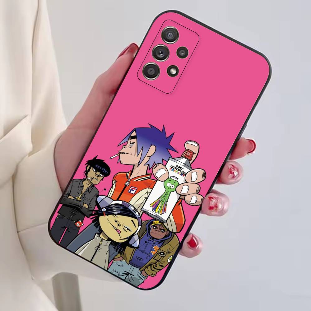 G-gorillaz Комикс рок-группа Чехол для телефона Для Samsung S25,S24,S21,S22,S23,S30,Ultra,S20,Plus,Fe,Мягкий силиконовый Черный чехол