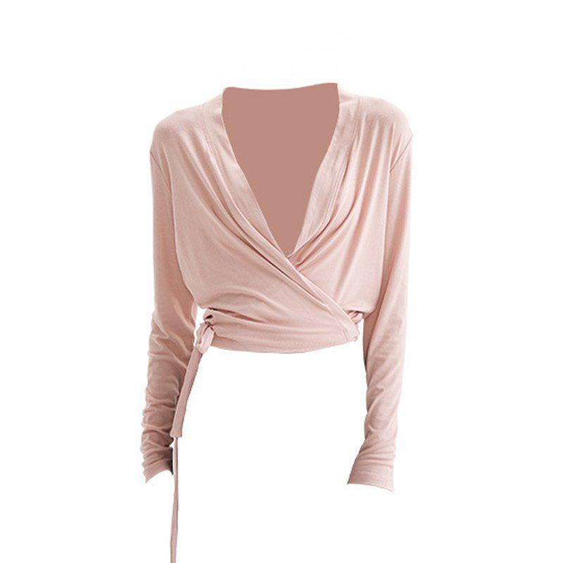 Женский осенне-зимний 2023 тонкий флисовый костюм для йоги с длинным рукавом и дышащей спортивной накидкой.