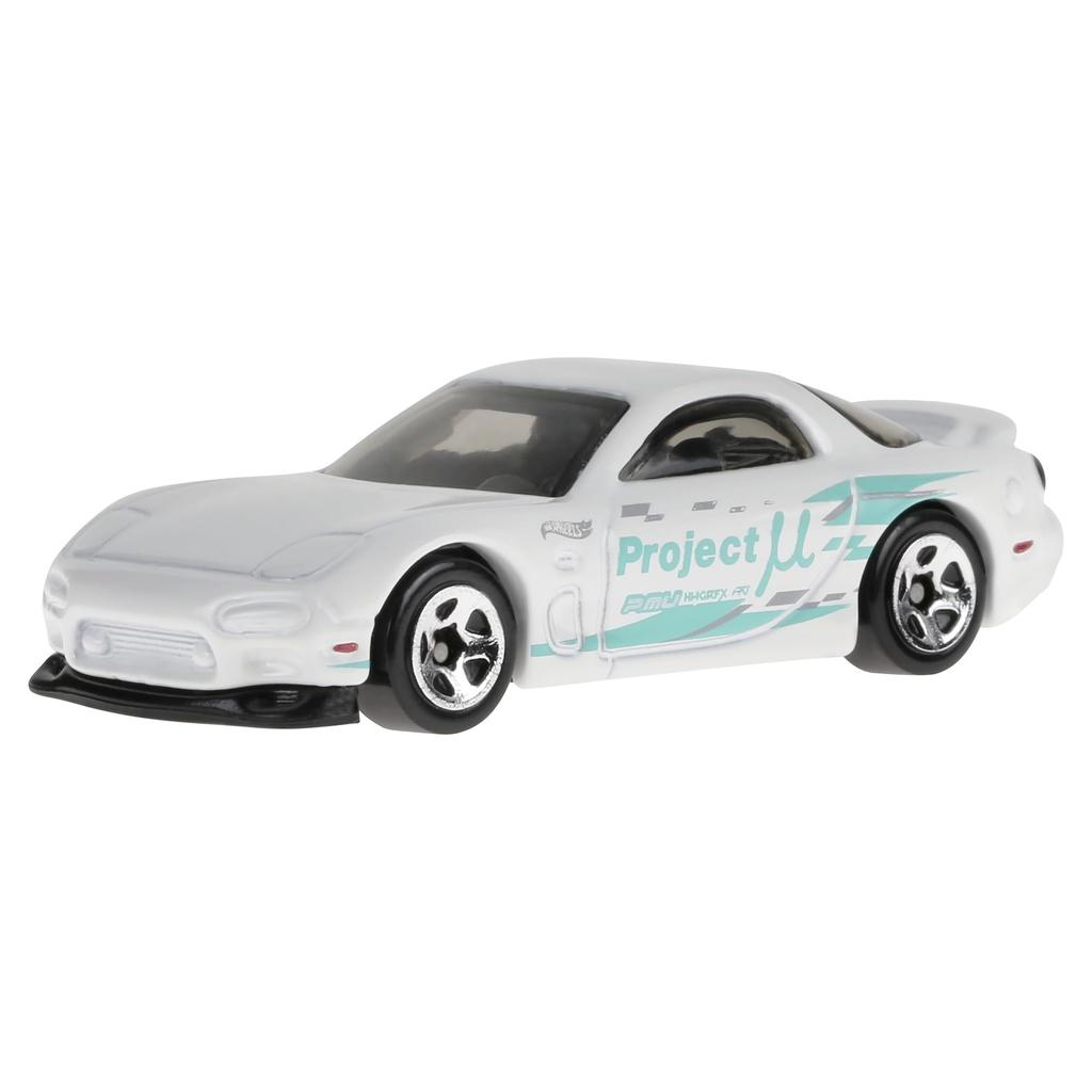 Hot Wheels Basic Car Mazda Vehicle Toy Mini Car Возраст от 3 лет и старше Белый HXR10 '95 RX-7