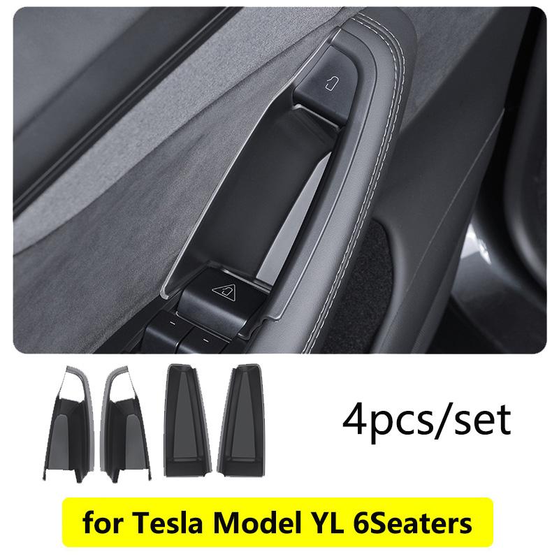 Для Tesla Model 3 Y YL Juniper Highland 2020-2026 Ручка двери Контейнер для хранения Ручка двери Внутренняя Всеохватывающий Органайзер Контейнер Лоток