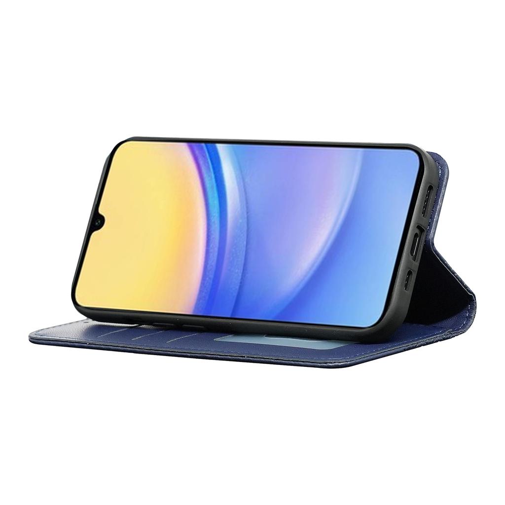 For Samsung Galaxy A36 5G/A56 5G Wallet Phone Case Strong Magnetic Checkered Pattern Imprint Leather Flip Cover