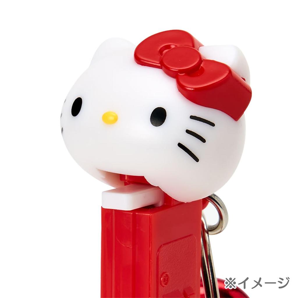 Sanrio PEZ Hello Kitty Keychain with 364223 Carabiner, Red,