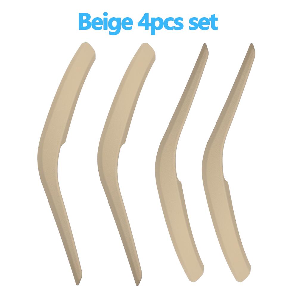 4PCS Set Car Interior Door Front Rear Left Right Pull Handle Outer Cover Trim For BMW X1 E84