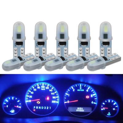 10 шт. T5 Автомобильные светодиодные лампы Подсветка приборной панели 3014 2SMD Светодиодная лампа 12 В Автомобильное внутреннее освещение Автомобильная боковая клиновидная лампа для приборной панели