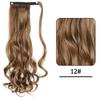 MISSQUEEN Women Fashion Long Wavy Ponytail Synthetic Fiber Natural Wavy Wrap Around Hair Extensions Daily Wear Long Wavy Hairpiece