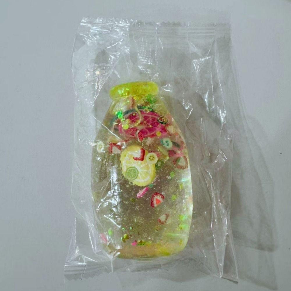 Multicolor Drifting Bottle Squeeze Toys Bottle Shape Stress Ball Toy Fun Pinch Le for Adults