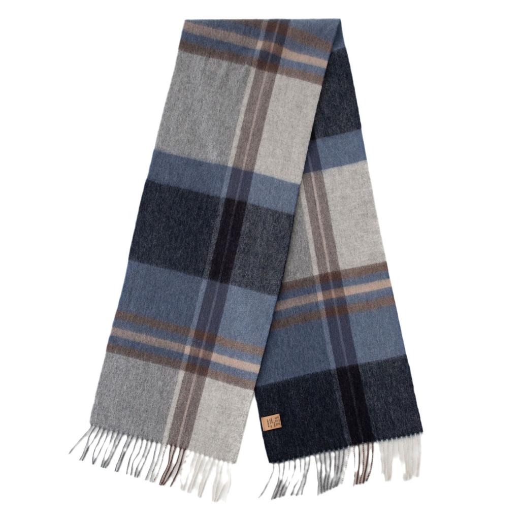 Рождественский шерстяной шарф для женщин, высококачественный и универсальный, клетчатые панели, теплый шарф для студентов