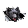 Black Mudi Dog 3D Car Sticker, Fun Waterproof Sticker for Cars, Trucks, Motorcycles, Walls, Windows, PVC Material