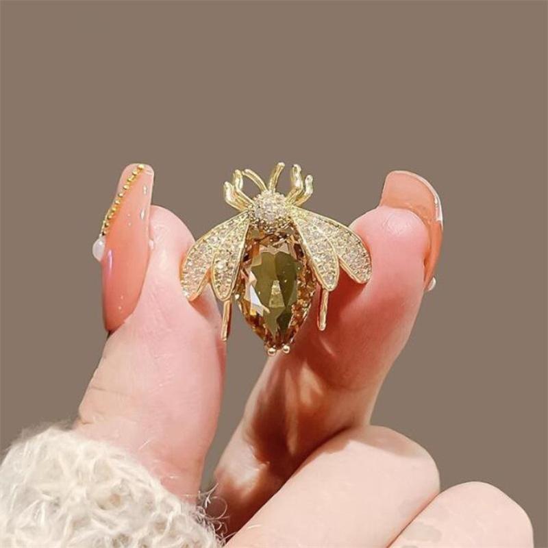 Броши в форме пчелы для женщин, одежда, пальто, ювелирные изделия, аксессуары, подарки