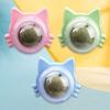 Catnip Ball Edible Catnip Ball Toy Safe Healthy Kitten Chew Teeth Cleaning Dental Toy Wall Treats Cat Lick Ball Toy for Indoor Cats