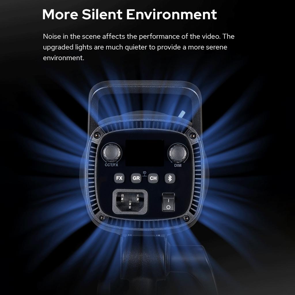 Godox SL60IIBi Portable Studio LED Video Light 75W Photography Fill Light 2800K-6500K Built-in 11