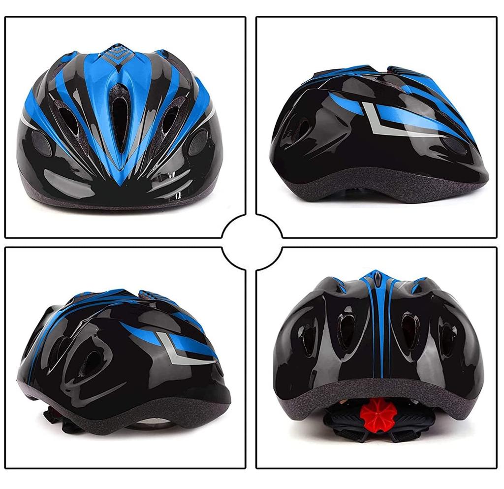 SHAKE Helmet for Kids Protector Bicycle Helmet for Age Adjustable Suitable for Sports Helmet Set and BEAR® Children, Set, Children, 3-10, Size,