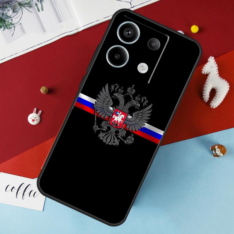 Чехол с российским флагом для Xiaomi Redmi Note 13 12 10 8 9 11 Pro 12S 10S 11S Redmi 13C 10A 10C 9C 12C Cover