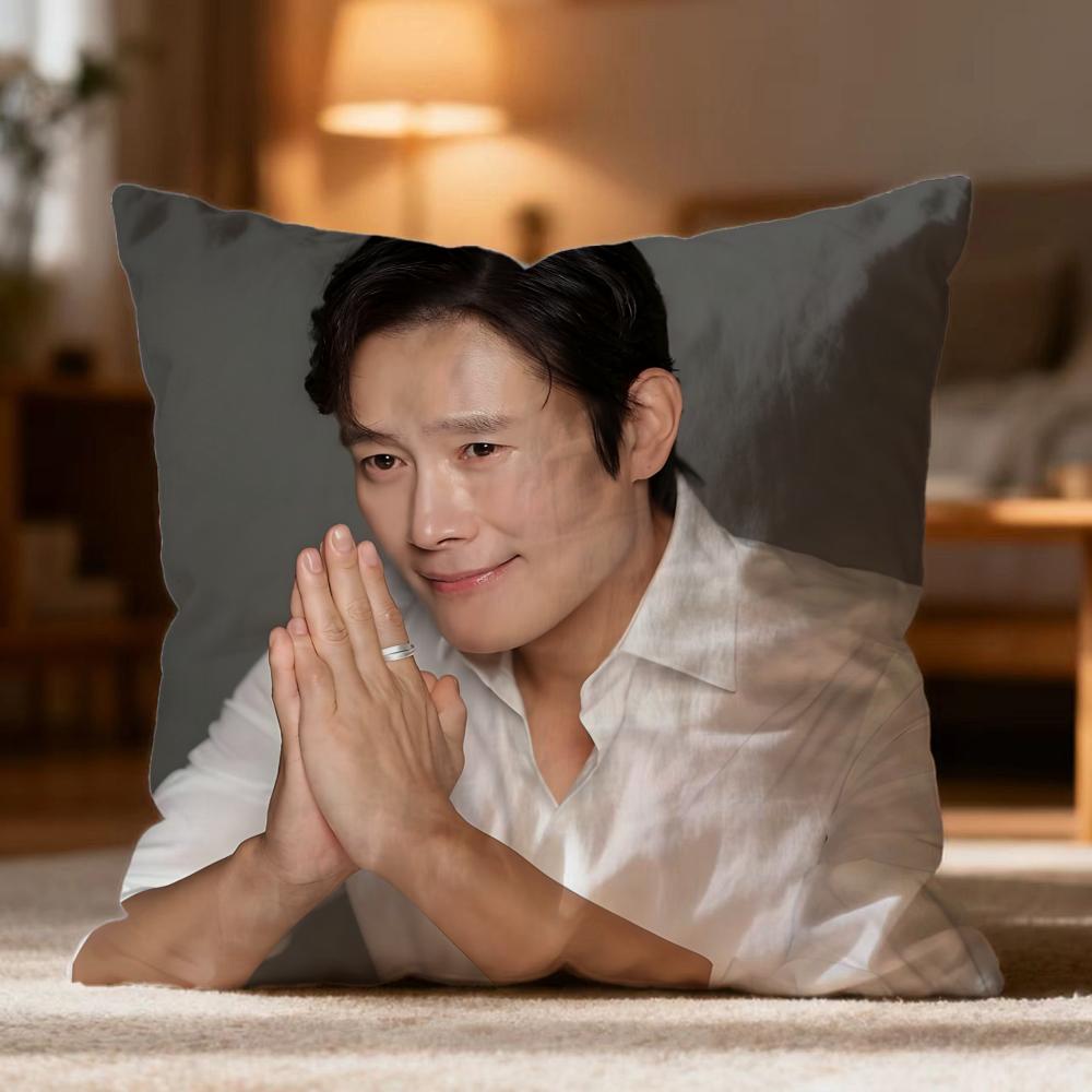 Горячая Подушка-Чехол LLee Byung Hun Мягкая Стираемая Наволочка для Дивана, Кровати, Путешествий, Офиса
