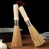 Natural Bamboo Pot Brush Long Handle Wok Cleaning Brush Dish Brush Kitchen Tool Supplies For Home Restaurant