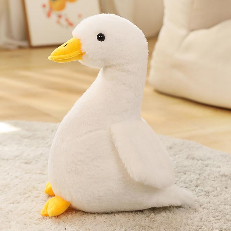 30/40cm Simulation Cartoon Duck Plush Toy Cute Stuffed Animals Yellow Ducks Plushies Doll Lifelike Goose Soft Kids Toys for Girl