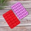 Dog Paw Candy Cookies Handmade Silicone Molds Ice Cube Tray Cake Making Chocolate Baking Mould