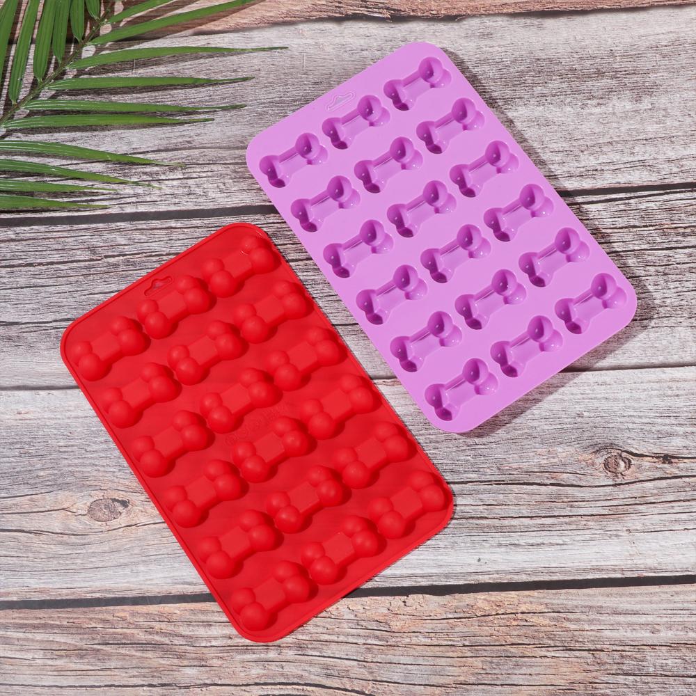 Dog Paw Candy Cookies Handmade Silicone Molds Ice Cube Tray Cake Making Chocolate Baking Mould