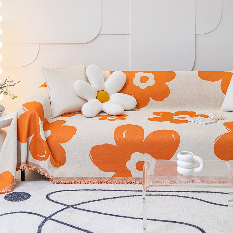 Modern Simple Sofa Cover Towel Four Seasons Universal Sofa Towel Anti-Scratching Sofa Cover Cloth Thickened