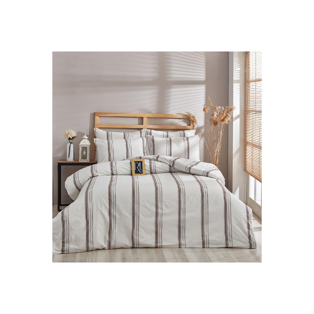 Двойной комплект пододеяльников из органической пряжи Atlantis, окрашенный в пряжу (без листа)