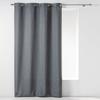 Rideau - Newtons - 140x260cm - Gris - Tamisant - Œillets