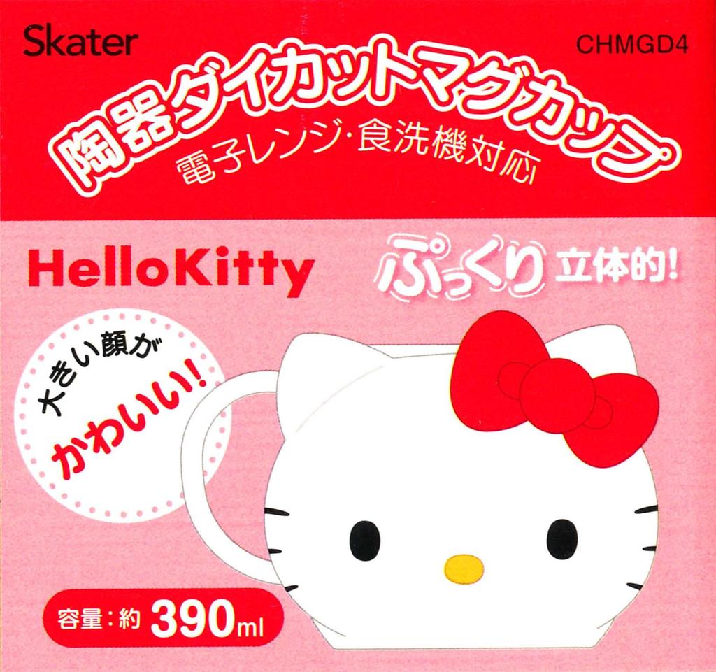 Керамическая кружка Skater, 390 мл, вырубная, My Melody, Sanrio, CHMGD4-A